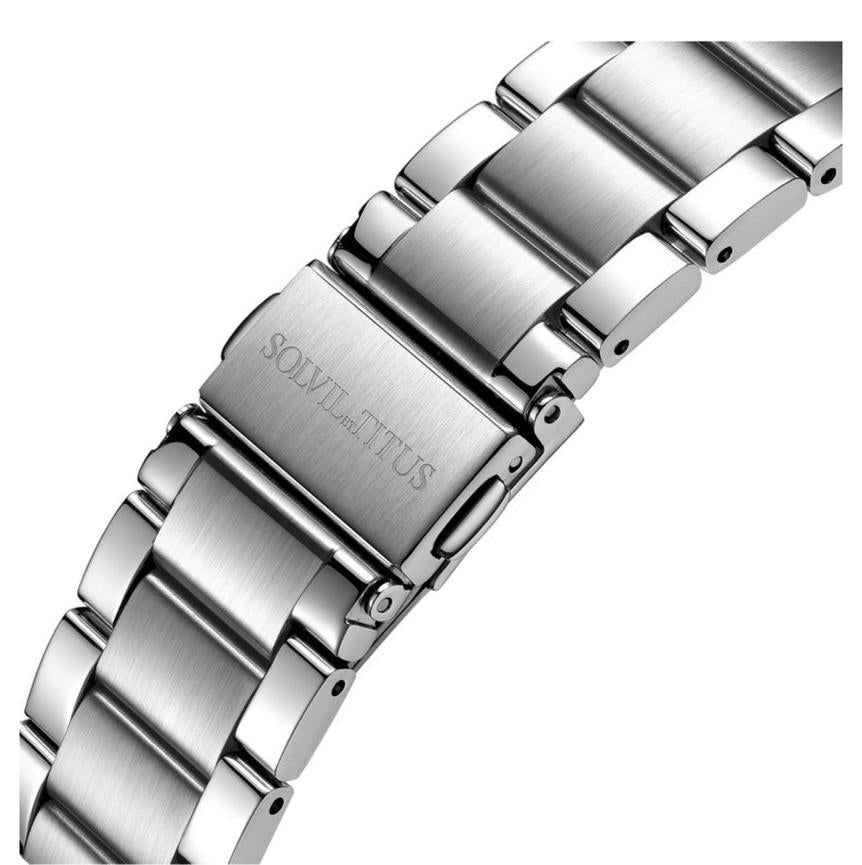 Classic三針鏤空自動機械不鏽鋼腕錶 W06-03309-007