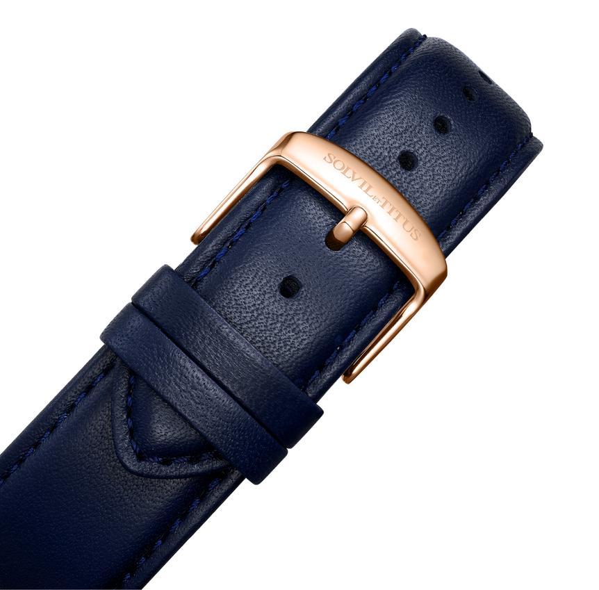 Barista多功能晝夜顯示石英皮革腕錶 W06-03323-003