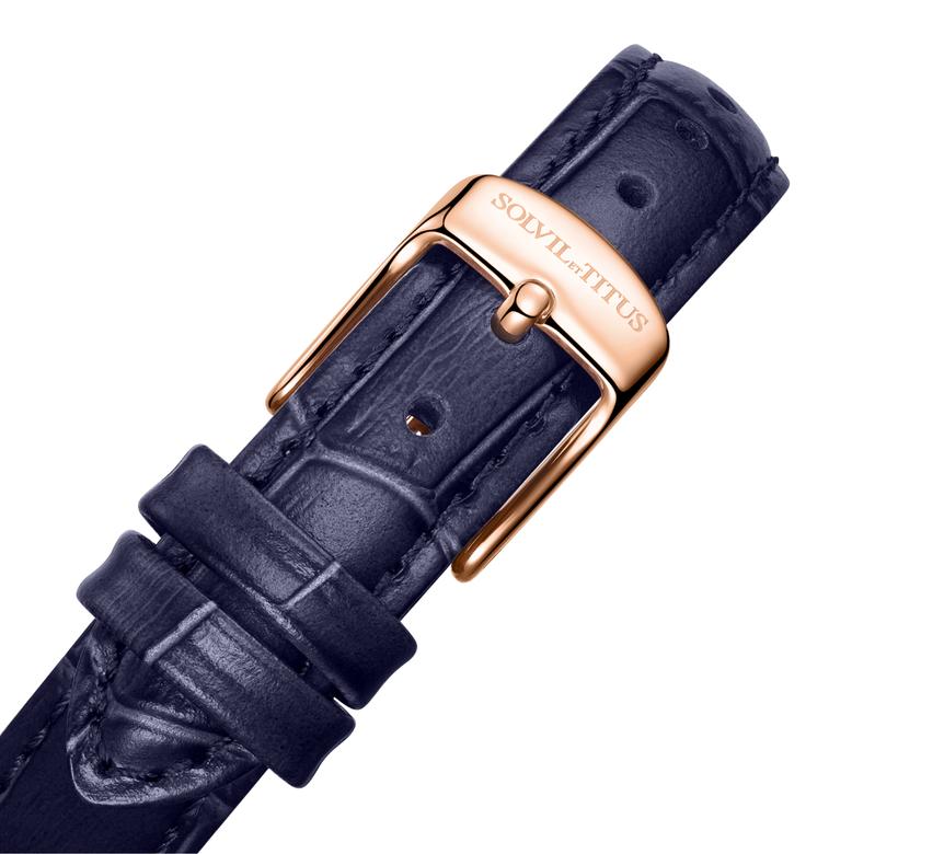 Barista三針日期顯示石英皮革腕錶 W06-03326-004