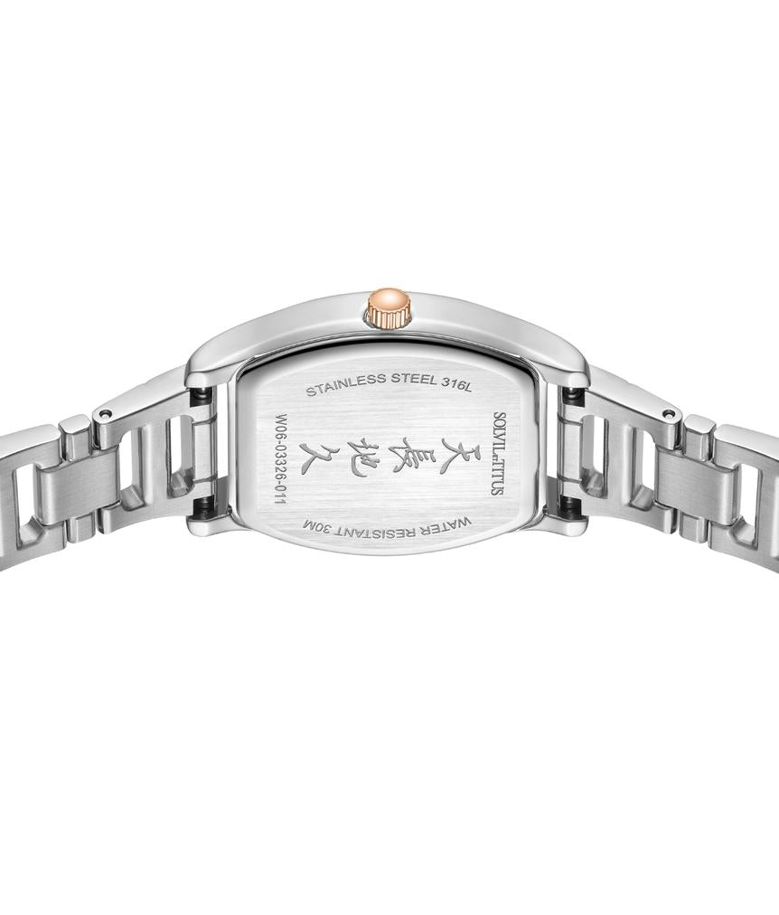 Barista 3 Hands Date Quartz Stainless Steel Watch W06-03326-011