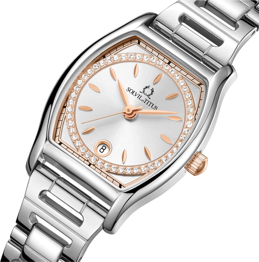 Barista 3 Hands Date Quartz Stainless Steel Watch W06-03326-011