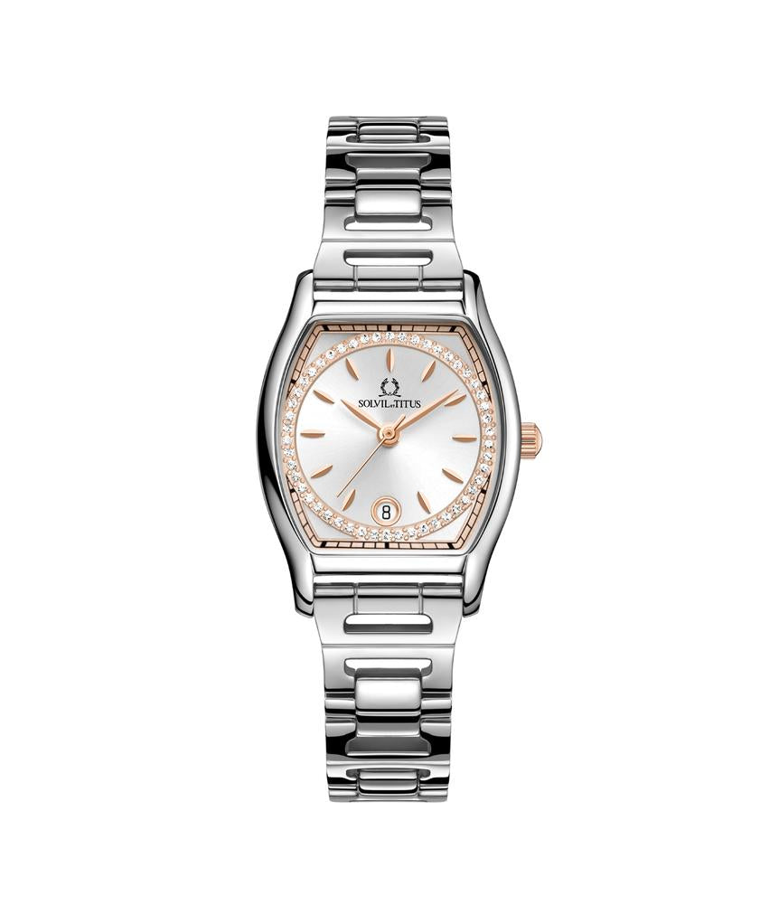 Barista 3 Hands Date Quartz Stainless Steel Watch W06-03326-011