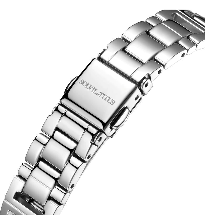 Barista 3 Hands Date Quartz Stainless Steel Watch W06-03326-011