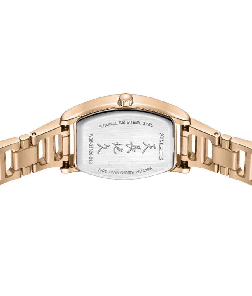 Barista三針日期顯示石英不鏽鋼腕錶 W06-03326-013