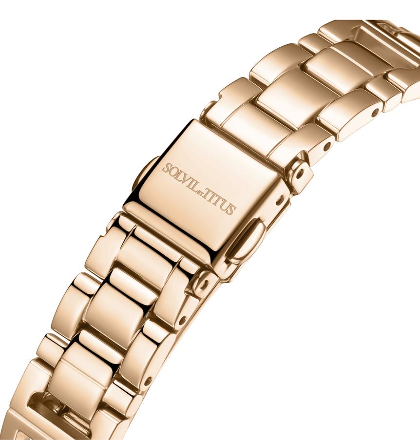 Barista三針日期顯示石英不鏽鋼腕錶 W06-03326-013