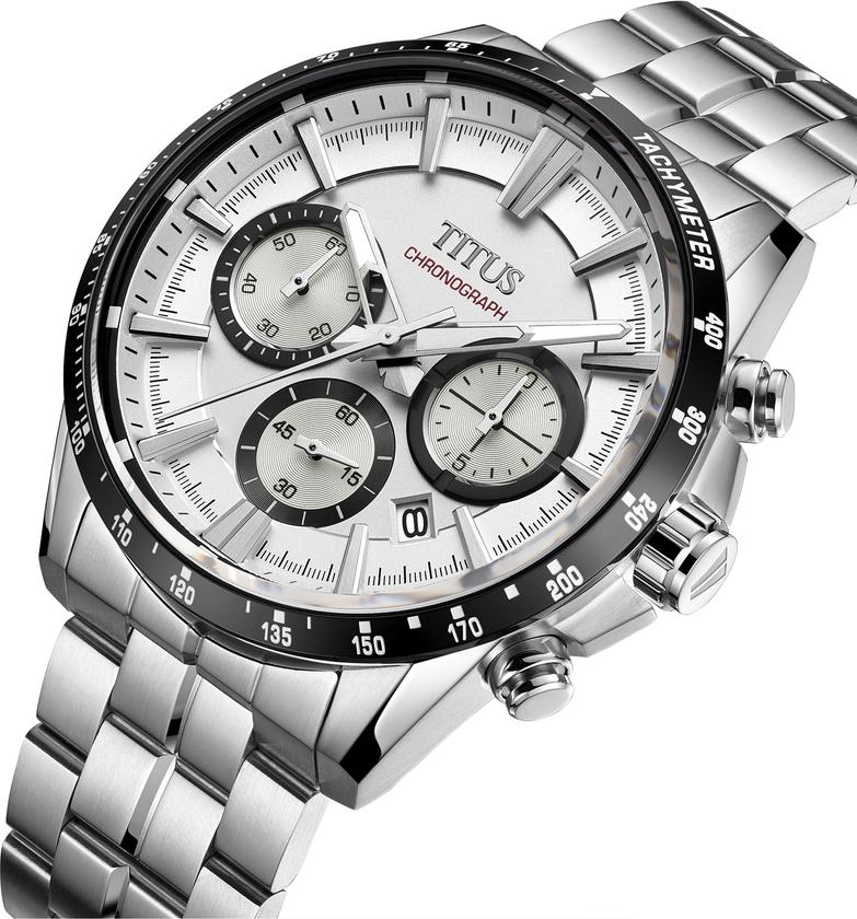 Saber Chronograph Quartz Stainless Steel Watch W06-03337-001