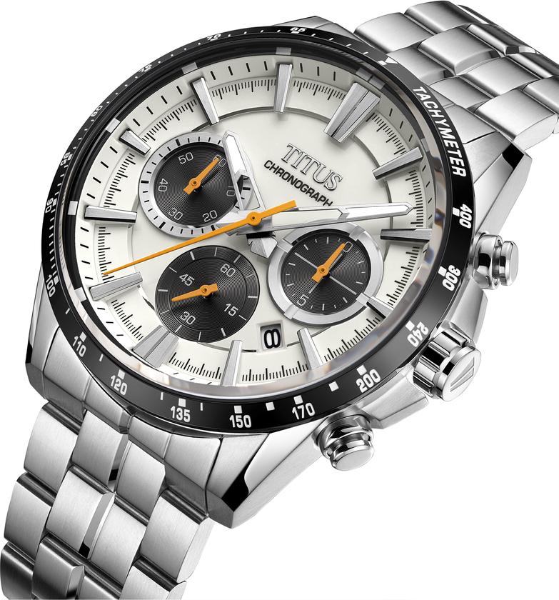 Saber Chronograph Quartz Stainless Steel Watch W06-03337-002