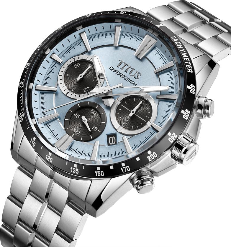 Saber Chronograph Quartz Stainless Steel Watch W06-03337-003