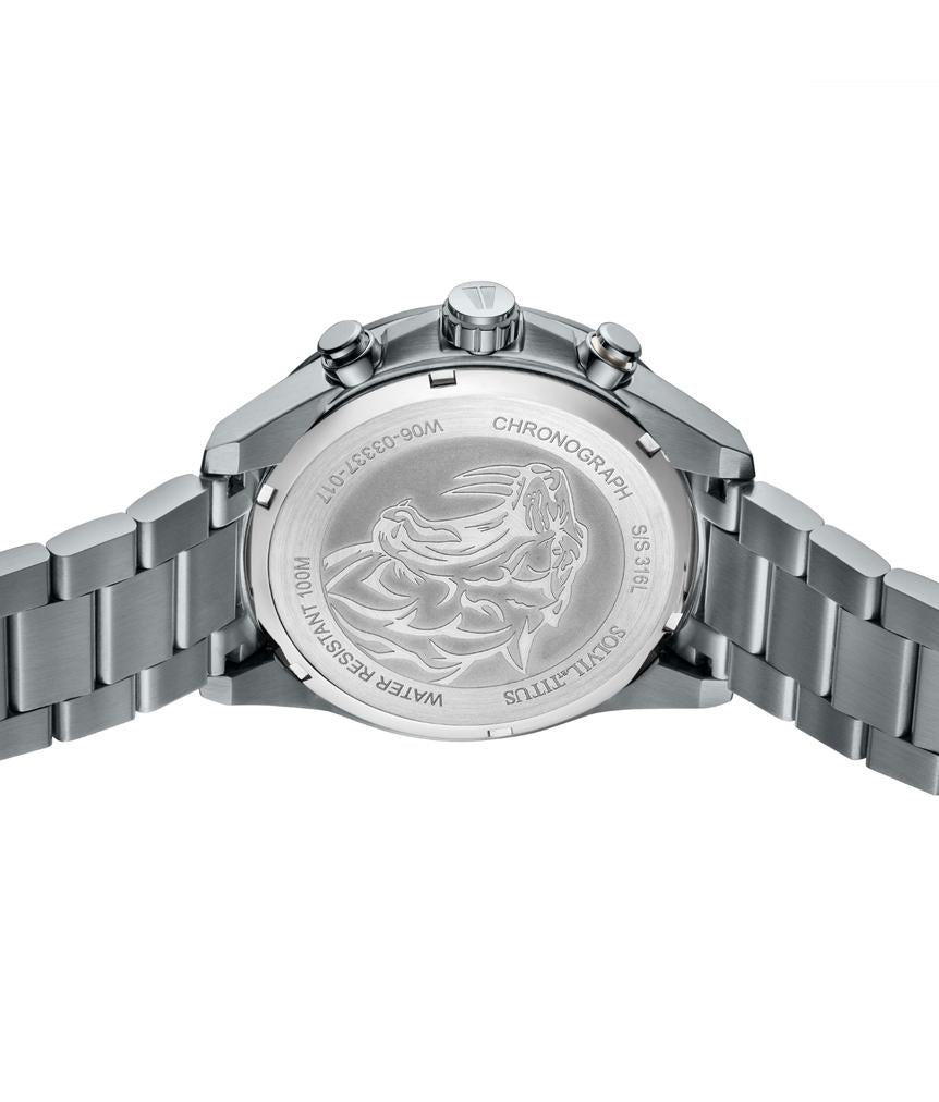 Saber計時石英不鏽鋼腕錶 W06-03337-017