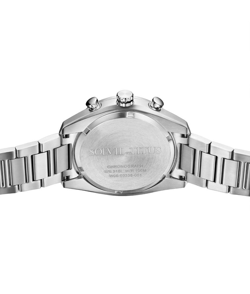 Modernist Chronograph Quartz Stainless Steel Watch W06-03338-001