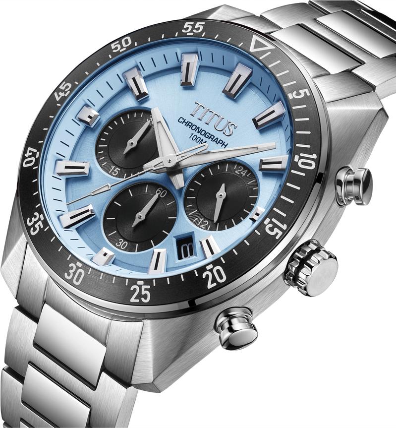 Modernist計時石英不鏽鋼腕錶 W06-03338-003