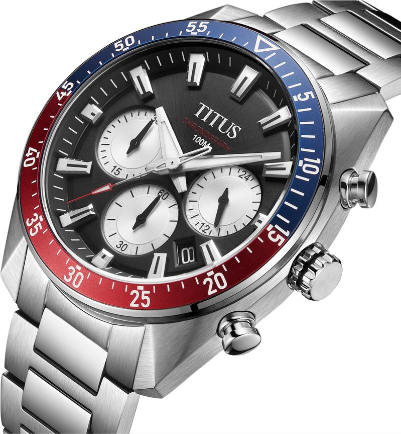 Modernist Chronograph Quartz Stainless Steel Watch W06-03338-006