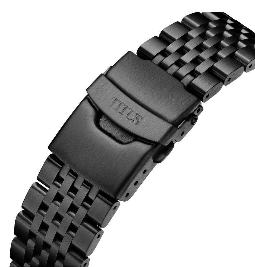 Fort三針日期顯示自動機械不鏽鋼腕錶 W06-03340-005