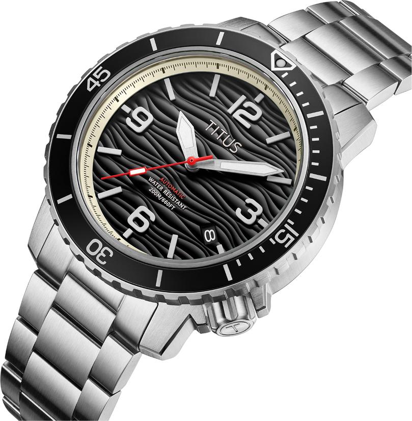 The Cape 3 Hands Date Automatic Stainless Steel Watch W06-03341-001