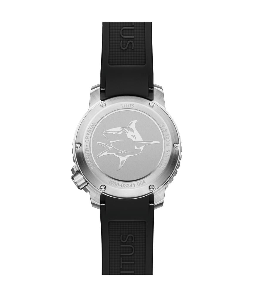 The Cape 3 Hands Date Mechanical Silicone Watch W06-03341-004