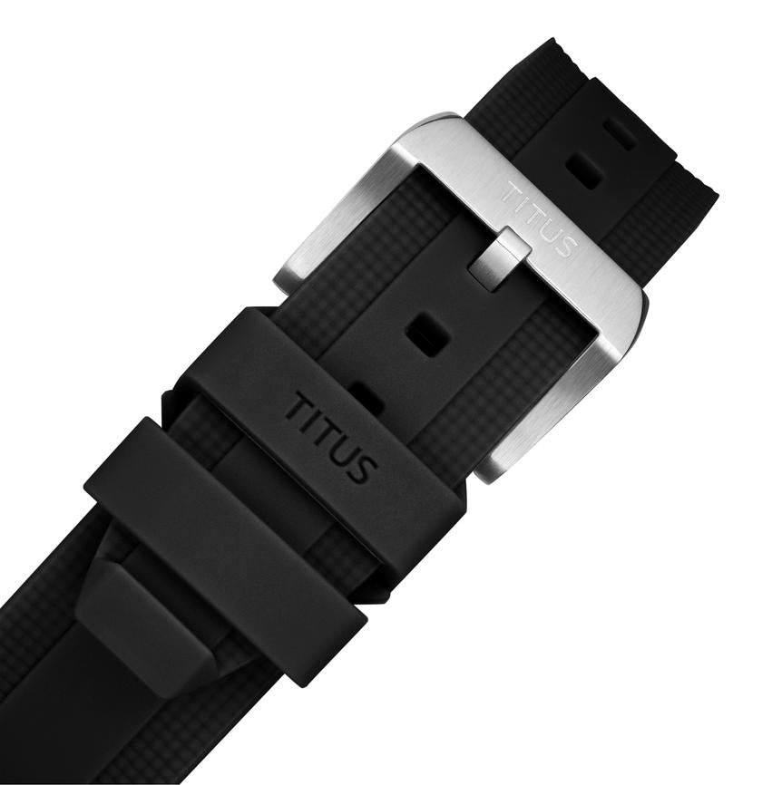 The Cape 3 Hands Date Mechanical Silicone Watch W06-03341-004