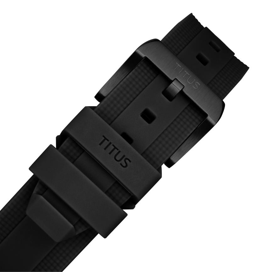 The Cape 3 Hands Date Mechanical Silicone Watch W06-03341-007