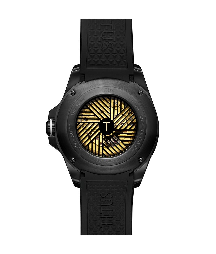 Quest Multi-Function Mechanical Silicone Watch W06-03342-001