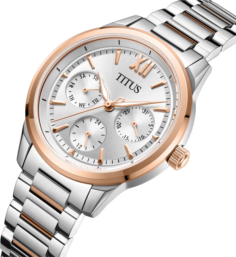 Fashionista Multi-Function Quartz Stainless Steel Watch W06-03346-004
