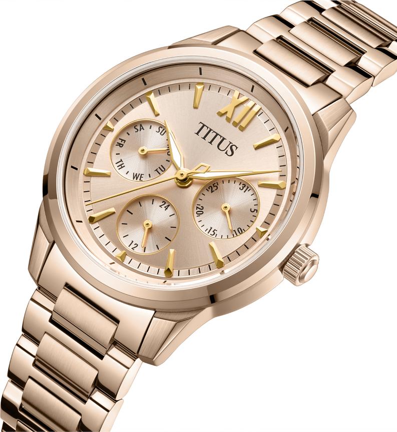 Fashionista Multi-Function Quartz Stainless Steel Watch W06-03346-007