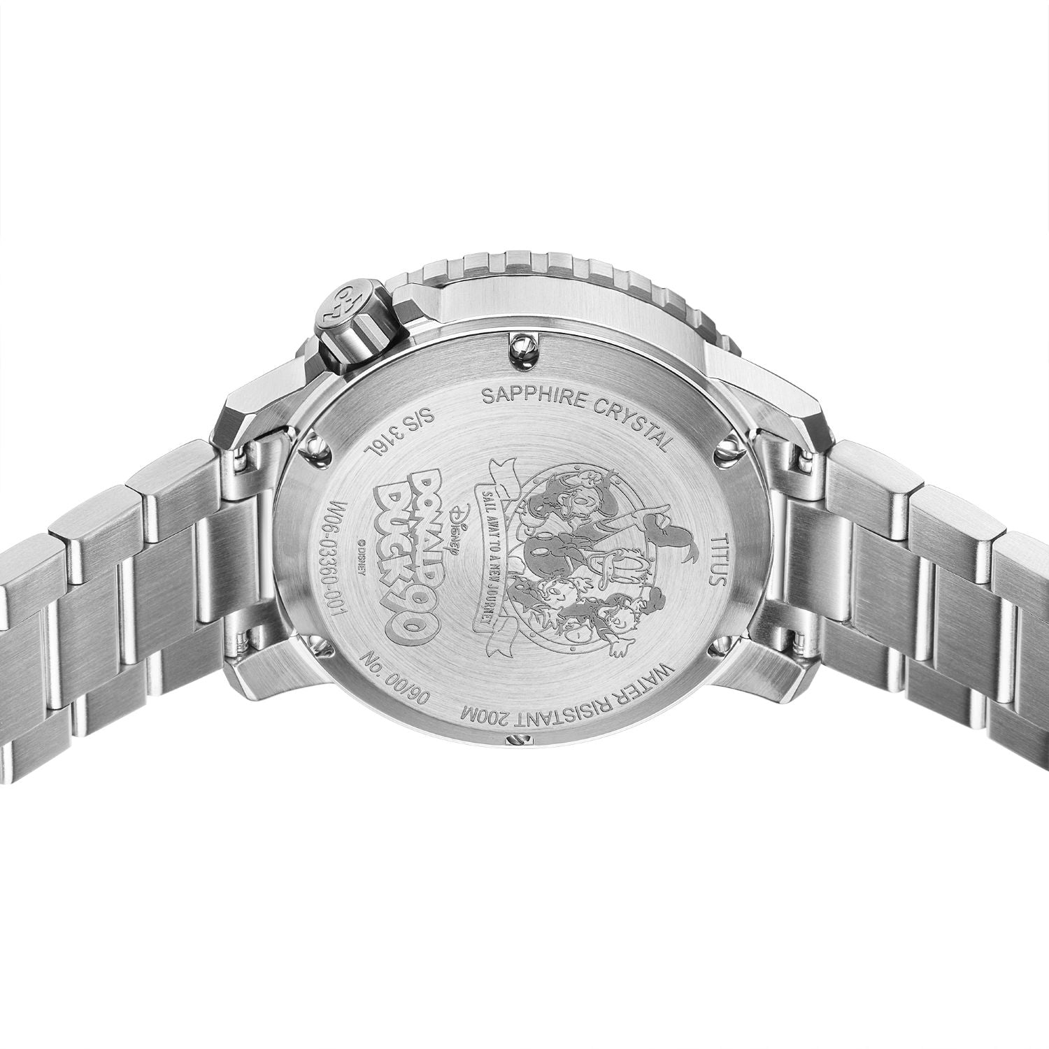 Solvil et Titus x Donald Duck 3 Hands Date Automatic Stainless Steel Watch W06-03360-001