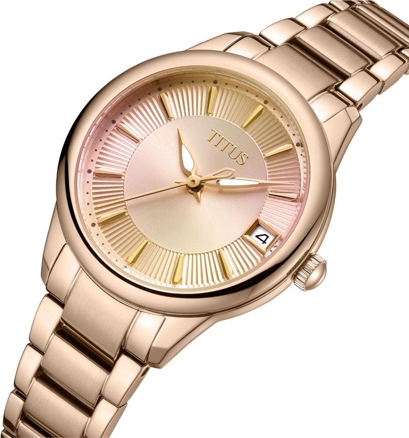 Fair Lady 3 Hands Date Quartz Stainless Steel Watch W06-03373-004