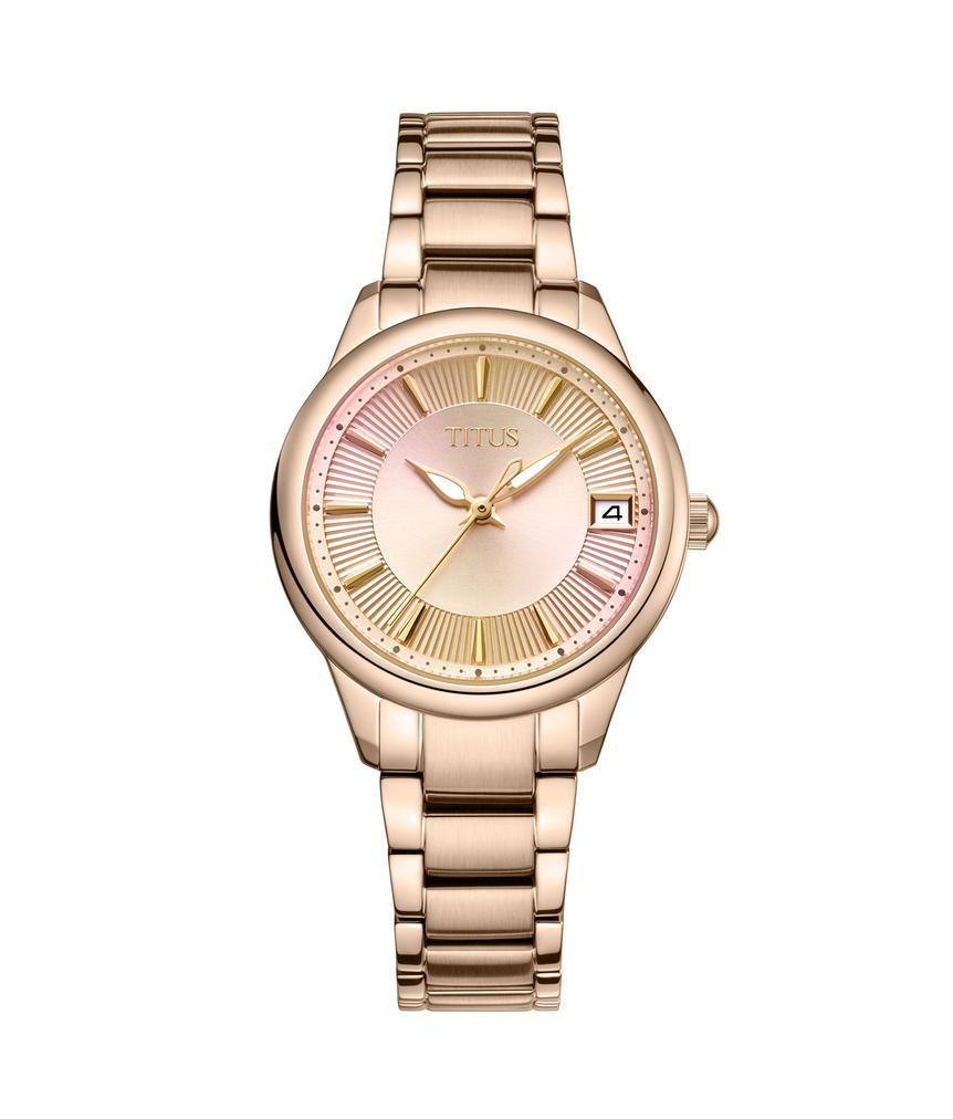 Fair Lady 3 Hands Date Quartz Stainless Steel Watch W06-03373-004