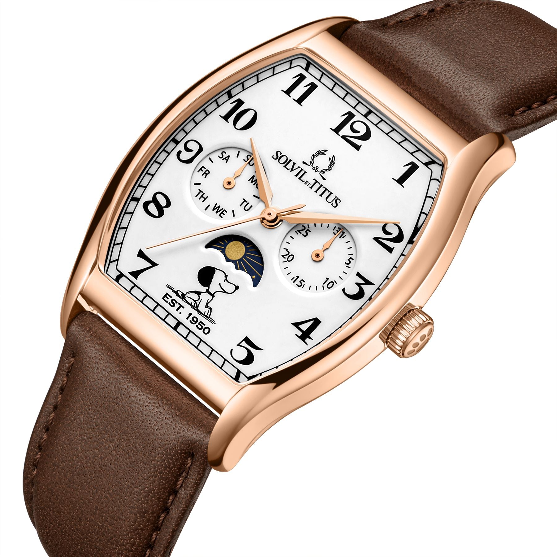 Barista Collection <Peanuts 75th Anniversary> Limited Edition Multi-function Watch (Men's Version) (Limited to 100 pieces) W06-03387-001