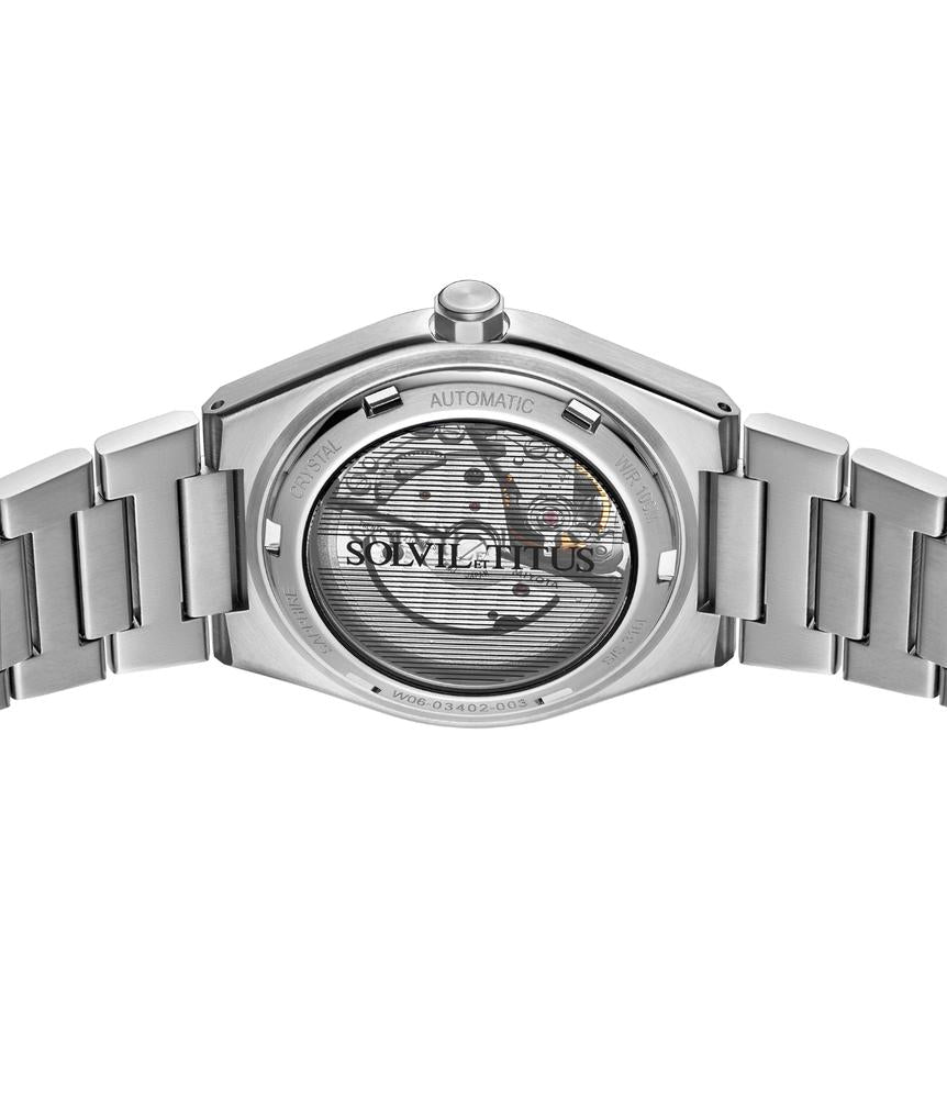 Exquisite 3 Hands Mechanical Stainless Steel Watch W06-03402-003
