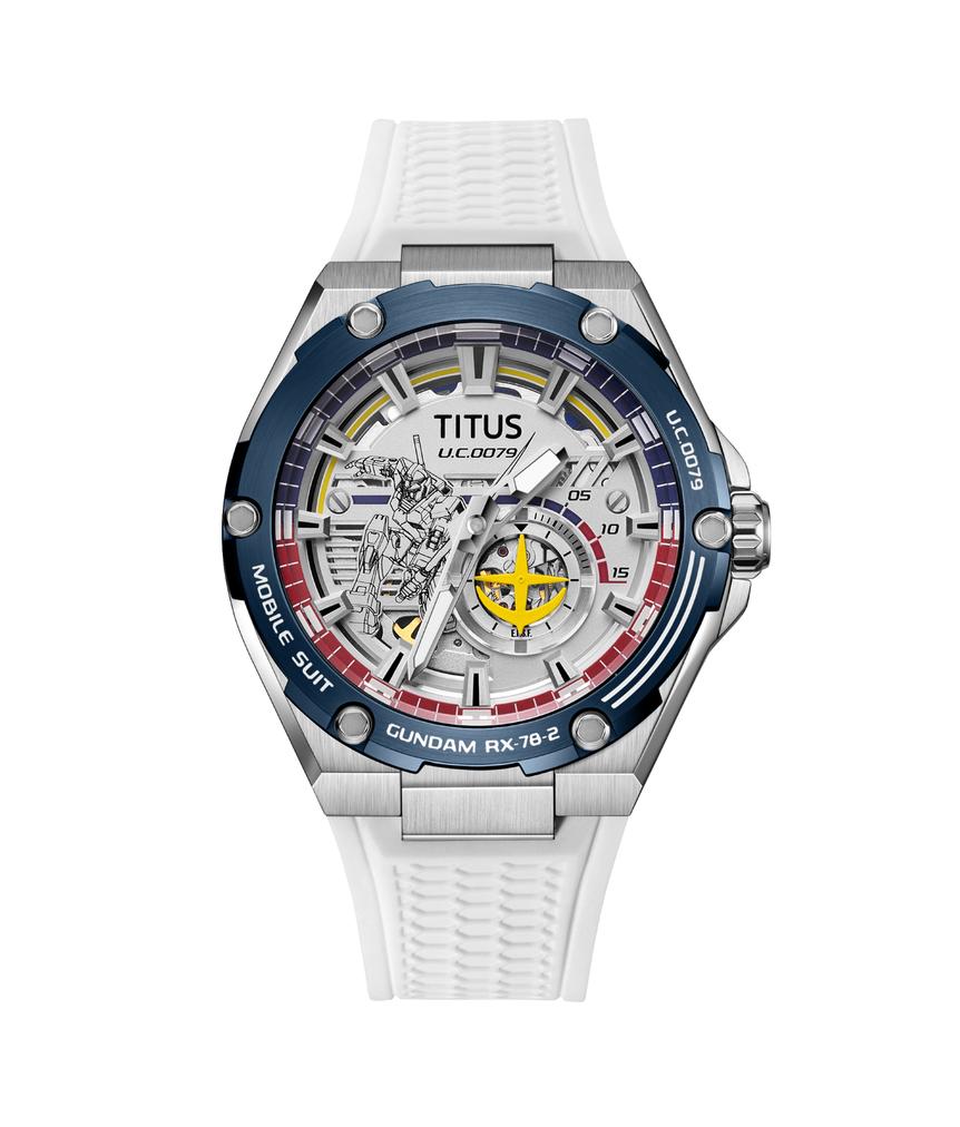 Voyager Collection "RX-78-2 Gundam" Limited-Edition Automatic Mechanical Watch (White Silicone Strap) (Limited to 200 pcs) W06-03405-002
