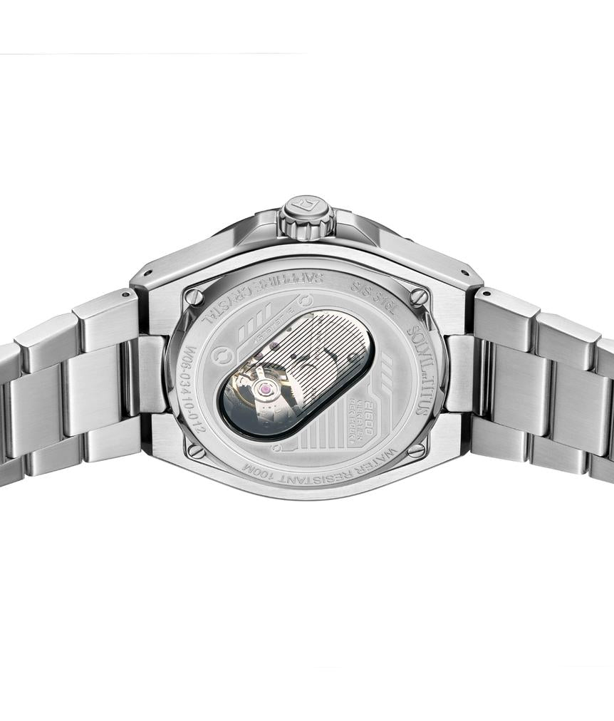 Voyager Multi-Function Mechanical Stainless Steel Watch W06-03410-012
