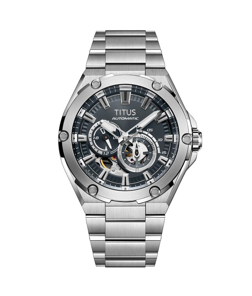 Voyager Multi-Function Mechanical Stainless Steel Watch W06-03410-012