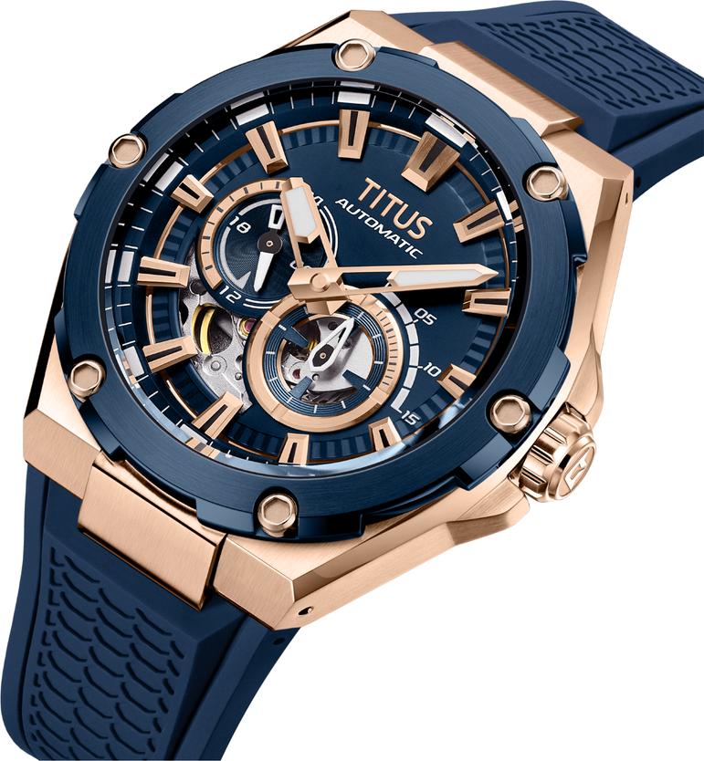 Voyager Multi-Function Mechanical Stainless Steel Watch W06-03410-014