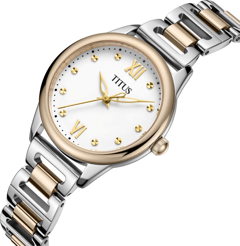 Fashionista三針石英不鏽鋼腕錶 W06-03425-003