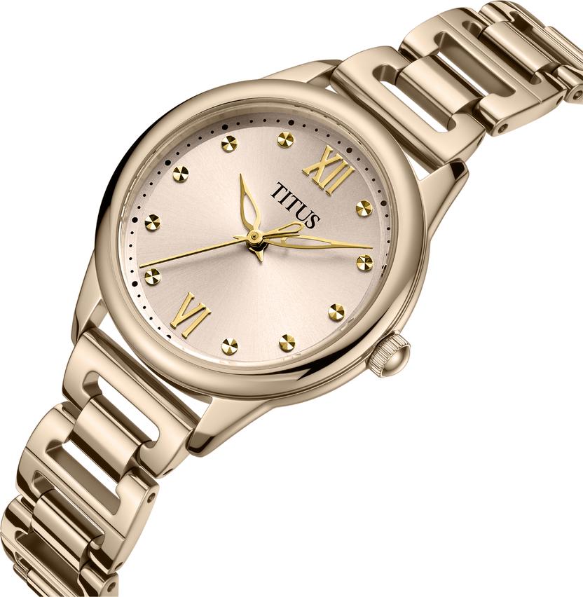 Fashionista三針石英不鏽鋼腕錶 W06-03425-004