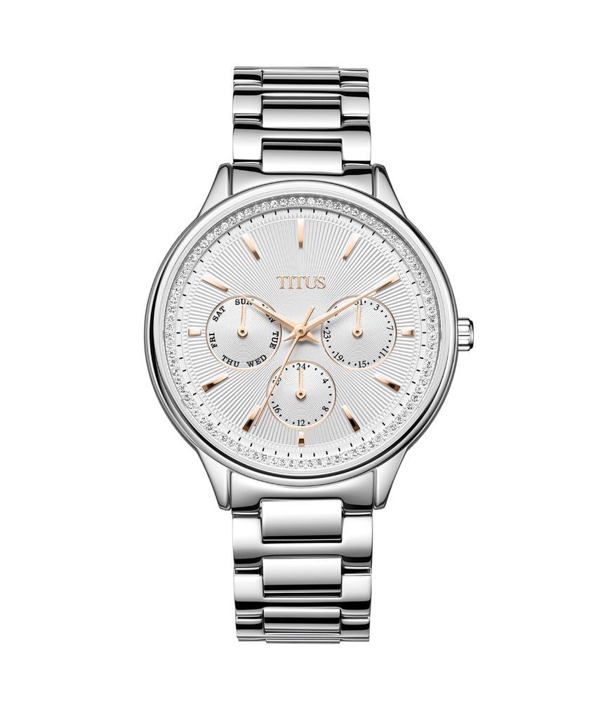 Fashionista Multi-Function Quartz Stainless Steel Watch W06-03428-001