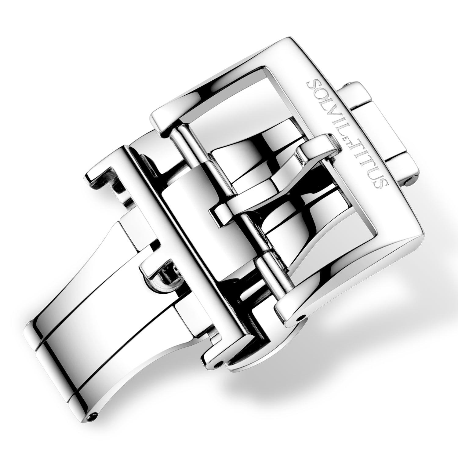 20mm Stainless Steel Butterfly Watch Clasp A06-0019-02-01