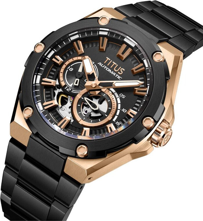 Voyager多功能自動機械不鏽鋼腕錶 W06-03343-009