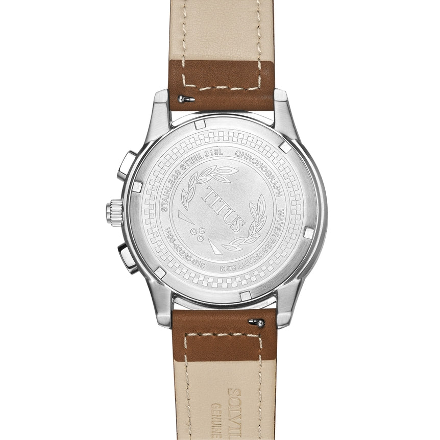 Bravo Chronograph Quartz Leather Watch W06-03236-018