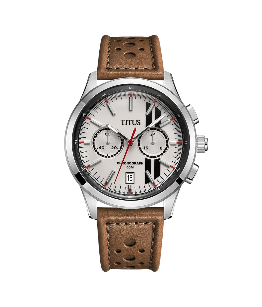 Bravo Chronograph Quartz Leather Watch W06-03236-018