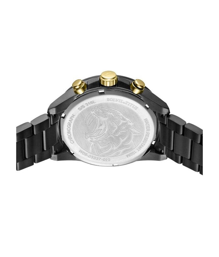 Saber計時石英不鏽鋼腕錶 W06-03337-022