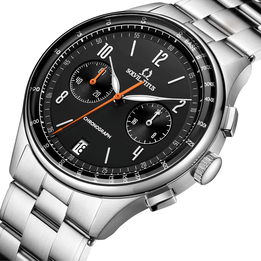Modernist Chronograph Quartz Stainless Steel Watch W06-03276-001