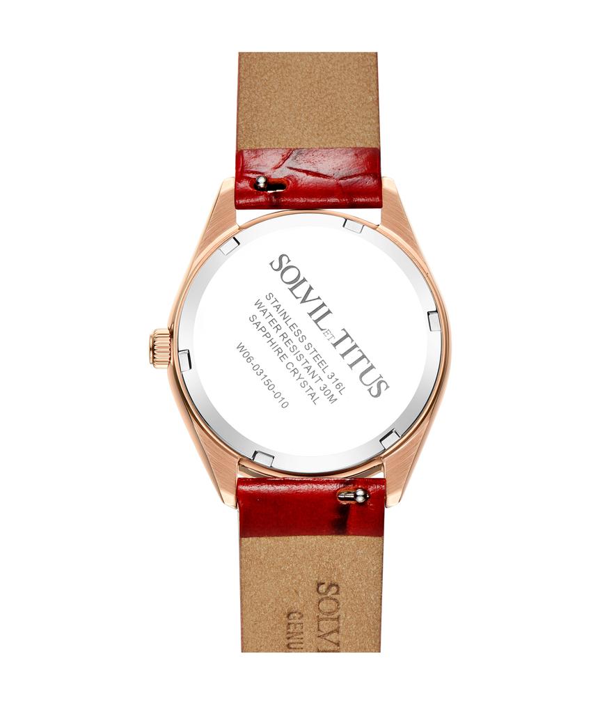 Fair Lady 3 Hands Quartz Leather Watch W06-03150-010