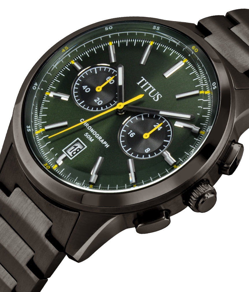 Bravo Chronograph Quartz Stainless Steel Watch W06-03236-011