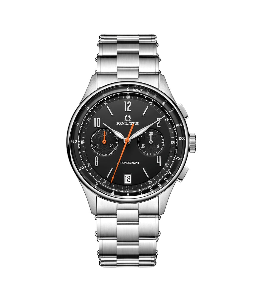 Modernist Chronograph Quartz Stainless Steel Watch W06-03276-001