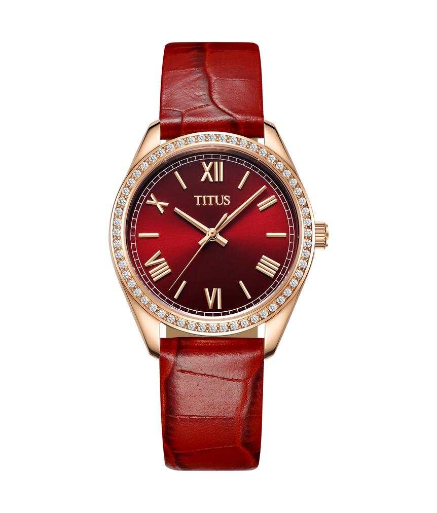 Fair Lady 3 Hands Quartz Leather Watch W06-03150-010
