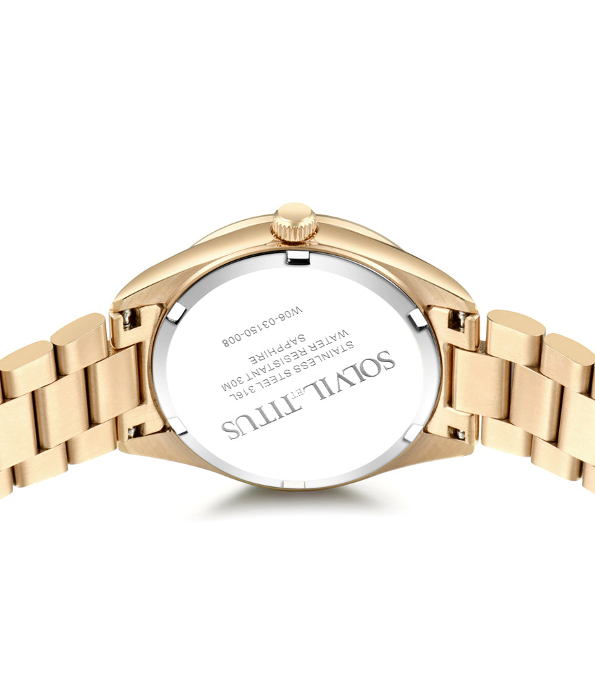 Fair Lady 3 Hands Quartz Stainless Steel Watch W06-03150-008