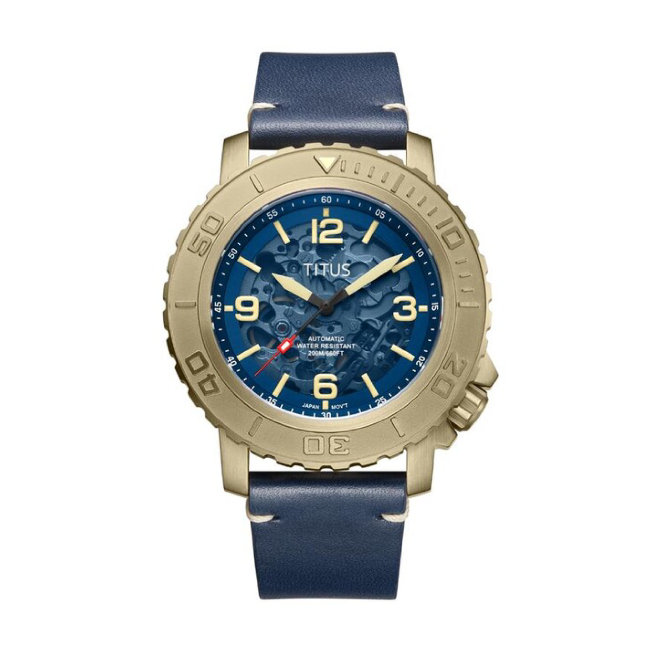 The Cape三針自動機械真皮腕錶 W06-03279-007