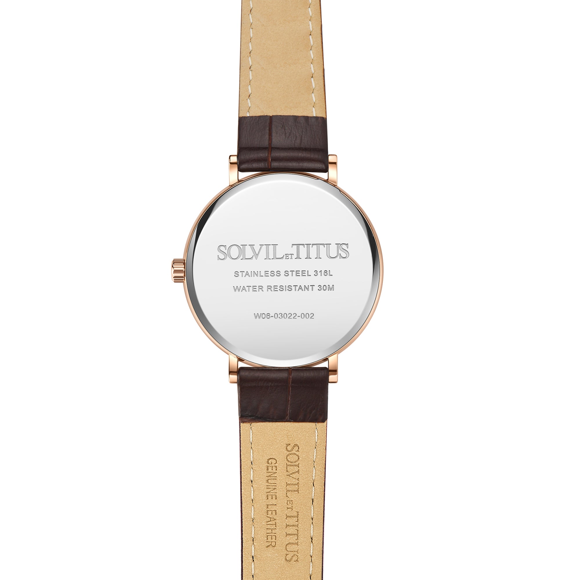 Classicist Multi-Function Quartz Leather Watch W06-03022-002