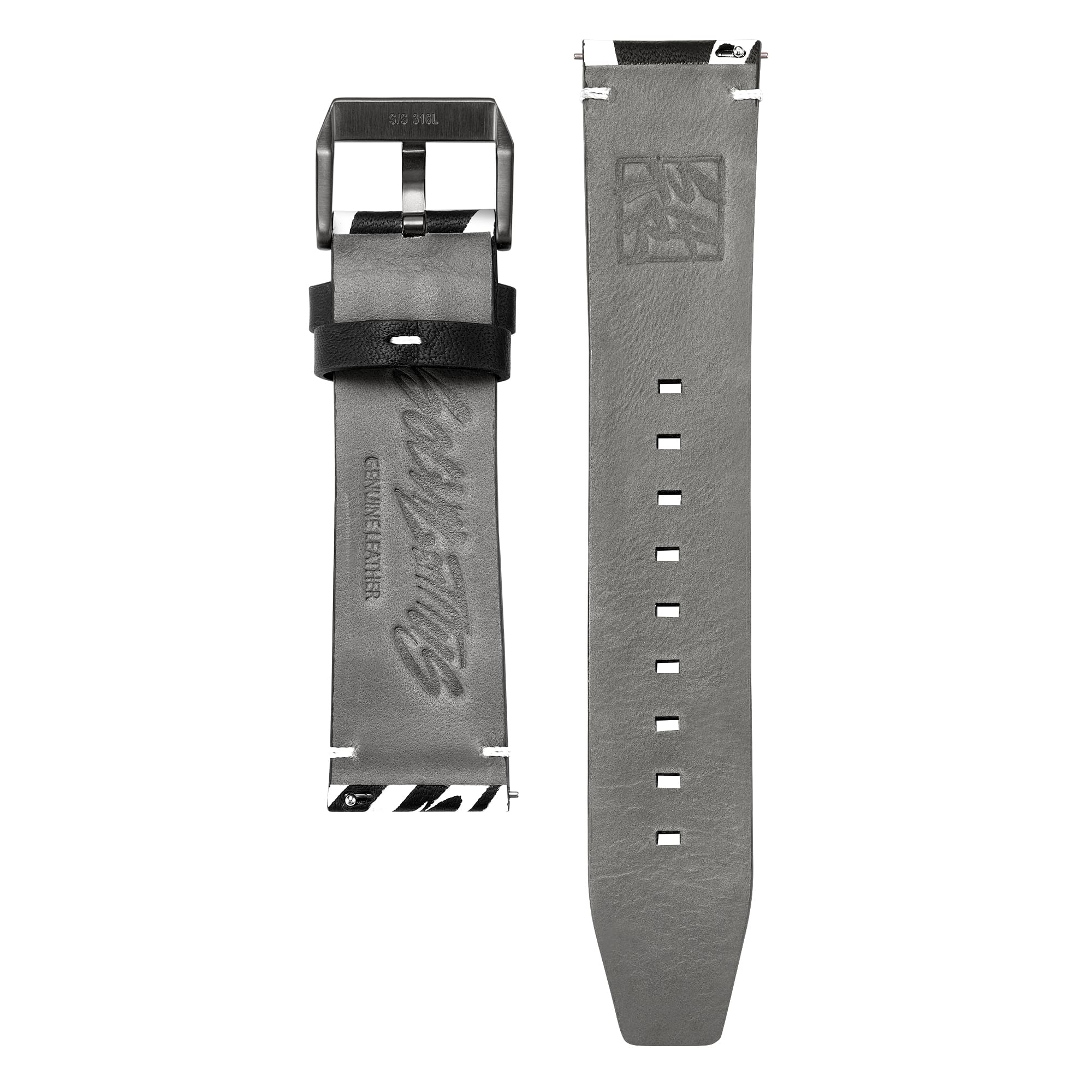 Saber計時石英不鏽鋼 / 皮革腕錶 W06-03359-001